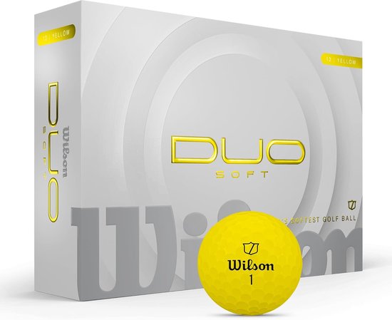 Golfballen - Zachte ballen - Sport Spel - Zachtste bal - 12 stuks - Geel