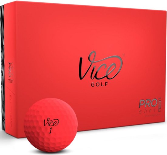Golfballen - Zachte Ballen - Sport Spelen - Gegoten Urethaan Cover - Tien Stuks - Rood