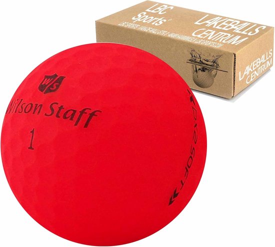 Golfballen - Zachte Ballen - Sporten Buiten - Premium Selectie - 24 Stuks - Rood Mat