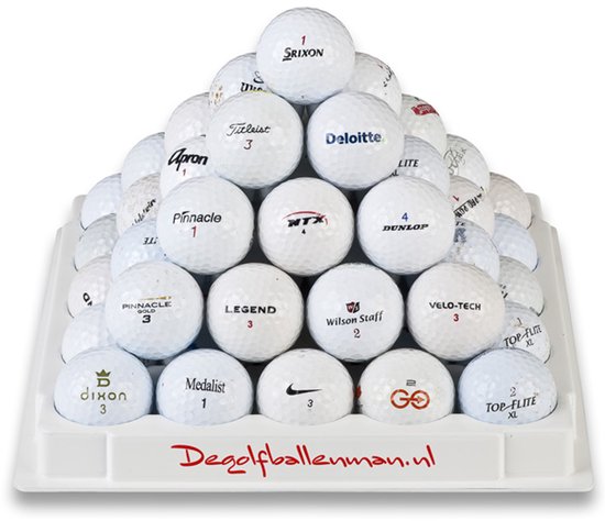 Golfballenmix - Lakeballs - 200 gebruikte golfballen + 12 Best Of Balls