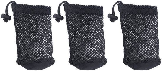 Golfballennetzak - Nylon-opbergzak voor 12-16 golfballen - Duurzaam en ruim - Ideaal voor golfliefhebbers - Handig voor opbergen - Perfect...