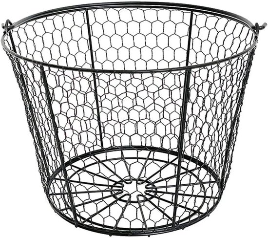 Golfbalmand - Ballenhouder - Golf Oefenen - Robuuste Constructie - Talla única - Zwart