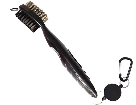 Golfborstel - Golf accessoires - 3 in 1 - Multi Club Borstel van Merkloos