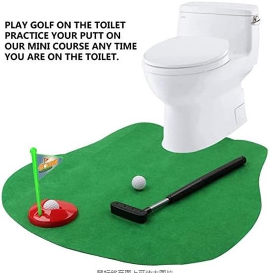Golfclub 64 cm - Dailygoods- Minigolfspel Grappig Toiletspel