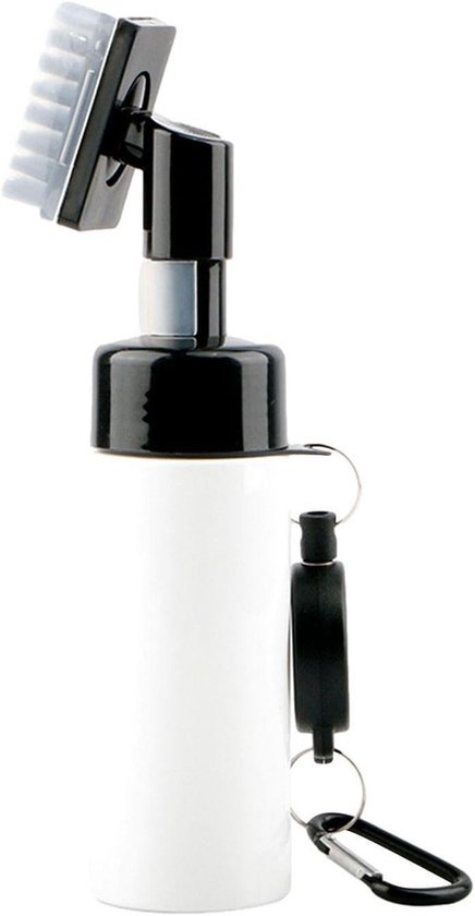 Golfclub Borstel - Club Reiniger - Club Onderhoud - Met Waterdispenser - 24.5 cm - Wit