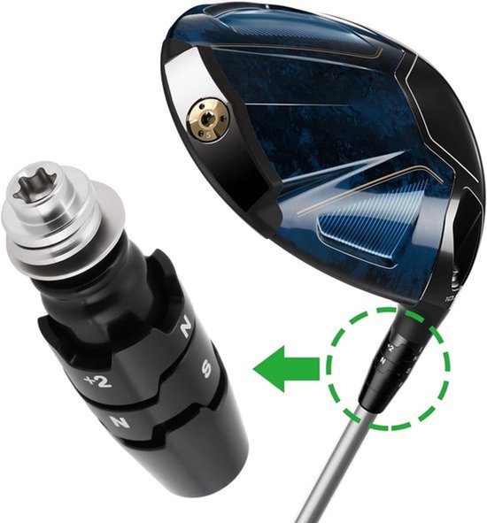 Golfclub schacht adapter hoes - Rechtshandige - 0,9 cm - Compatibel met Callaway - Compatibel met Super Hybrid - Zwart - Accessoire voor golfuitrusting - Geschikt voor rechtshandige clubs