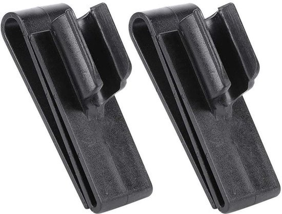 Golfclub tas clip - Golf accessoires - Duurzaam - Zwart - Putter houder - Perfect voor elke golfer - Inclusief 2 clips