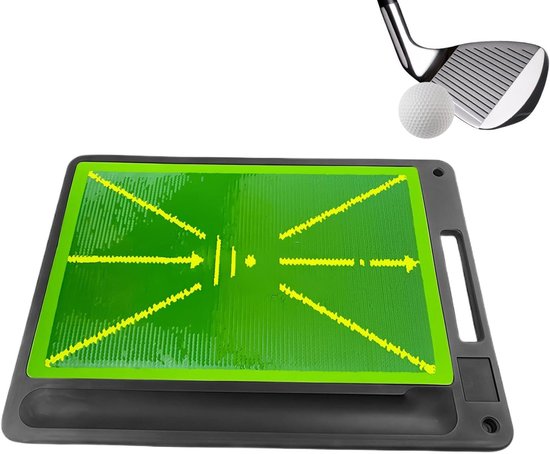 Golfclubmat - Oefenmat Golf - Golfswing Trainen - Visuele Feedback - 44 cm - Groen