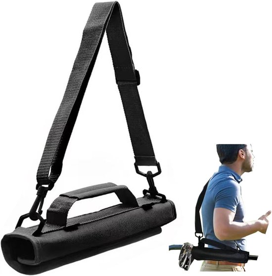 Golfclubtas - Golftasorganizer - Kleine draagtas - Minigolfclubdraagtas - Zwart van Merkloos