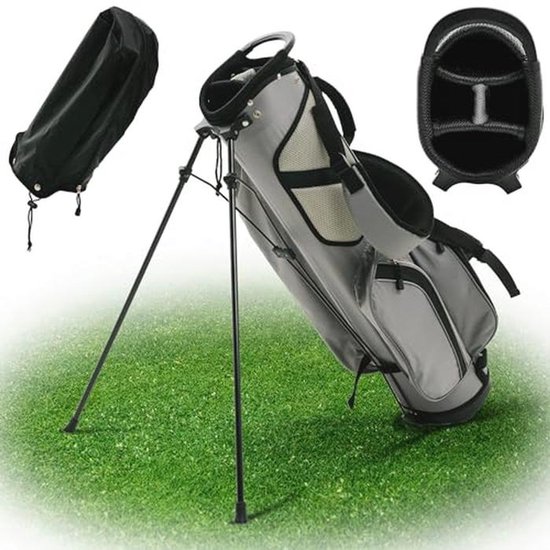Golfdraagtas met 4-voudige verdeler, draagbare reistas voor golfclubs, waterafstotend en lichtgewicht van Merkloos