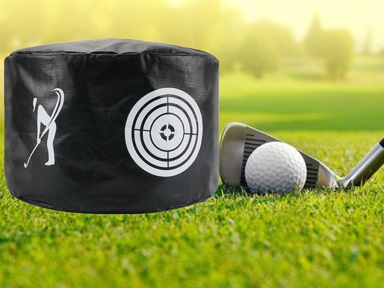 Golffmaniac - Golf hitting bag - practice - training tool - PVC - golf swing accessoire - impact bag - slag impact - golfspel - smash bag van Golffmaniac