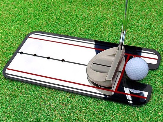 Golffmaniac - Golf putter spiegel - practice - golf slag - golf swing accessoire - training - oefenspiegel - putting skills van Golffmaniac
