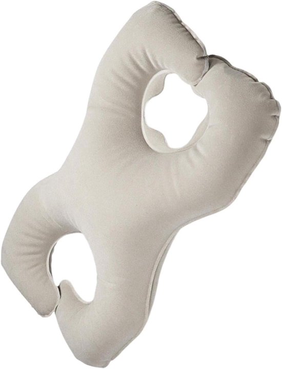 Golfgreep Trainer - Swing Hulpmiddel - Golfswing Verbeteren - Opblaasbare Ondersteuning - ca. 41 x 10.4 cm - Grijs van Merkloos