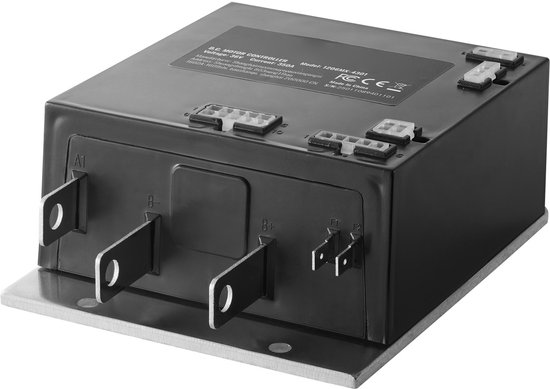 Golfkar snelheidsregelaar-36V 350A DC motorregelaar vervanging voor 2000-2009 EZGO TXT golfkarren. Beschermingsgraad IP65, behuizing van aluminiumlegering en ABS van Anladia