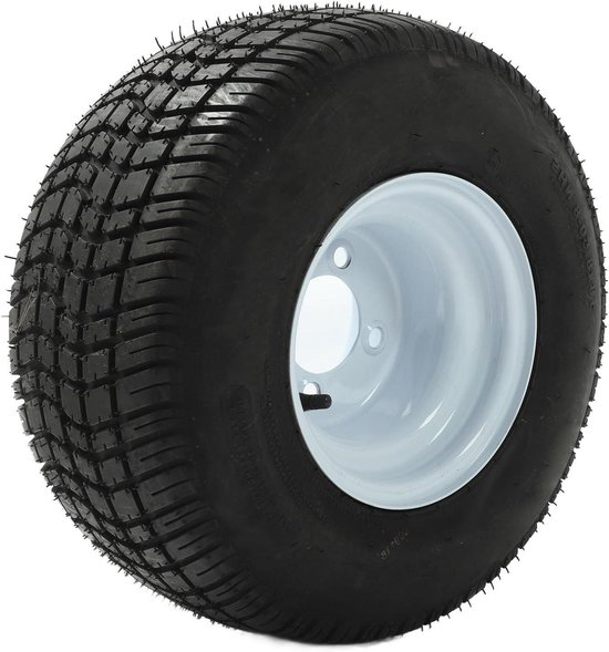 Golfkarbanden Rubber - Golfkarbanden Set Banden Golfkar - Verbeterde Handling - Duurzaam Slijtvast Rubber - 18x8.50-8 - Zwart