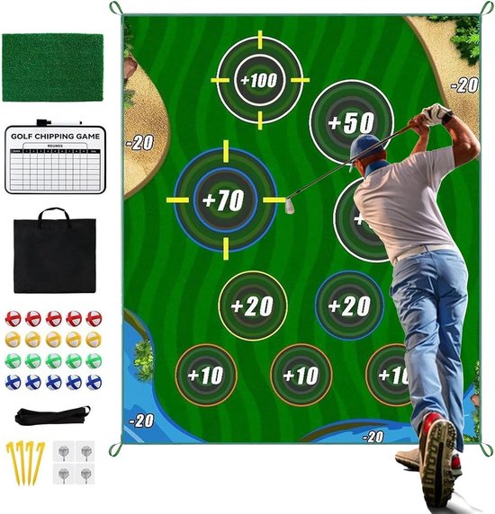 Golfmat - Oefenmat Golf - Golfslag Verbeteren - Realistisch Slagoppervlak - 180x150cm - Niet gespecificeerd