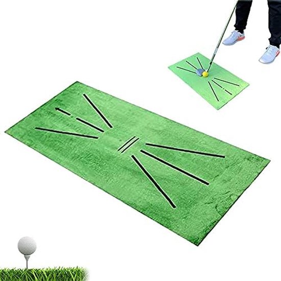 Golfmat - Oefenmat Golf - Swing Analyse - Slagspoor Detectie - 60x30cm - Groen