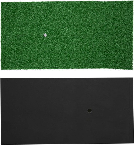 Golfmat - Swing trainer - Golf oefenen - Duurzaam nylongras - 60x30 cm - Groen