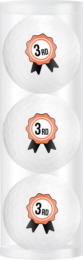 Golfpresentjes-3 Golfballen 3e prijs-Golfcadeau-Golfgadget-Golfballen-golfprijs-Golfer-Golfaccessoires van Merkloos