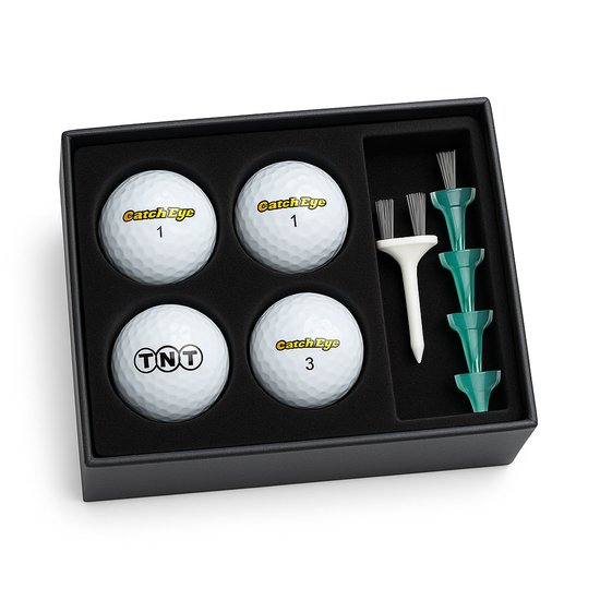 Golfpresentjes - Golf cadeau Rip Tips - Cadeau voor golfer- Incl GRATIS stijlvolle zwarte cadeaubox verpakking - luxe golf box - exclusief Golfcadeau- golfballen- Golf accessoires - Rip Tips - Golftee -Golf sport - Golf training - Cadeau van Merkloos