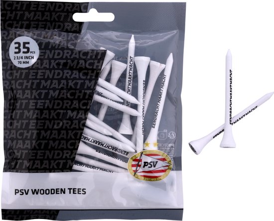 Golfpresentjes-PSV Golftees-Golfcadeau-PSVfan-Golfgadget-PSVcadeau-PSVkado van PSV