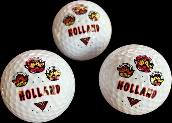 Golfpresentjes – UNIEKE Amsterdam Golfballen Amsterdam-Holland -golfballen- Amsterdam - Orginele golfballen – Golfcadeau - Golfballen – Golfprijs - Golfwinnaar - Golfbal -- Golfcadeau - golftoernooi - Cadeau golfer – golfgadget - Souvenir