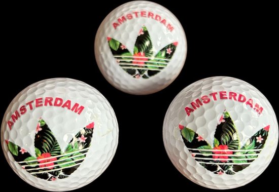 Golfpresentjes – UNIEKE Amsterdam Smoke Golfballen Amsterdam- golfballen- Amsterdam- cadeau-originele golfballen – Golfcadeau - Golfballen – Golfprijs - Golfwinnaar - Golfbal - Golfprijs - Golfcadeau - golftoernooi - Cadeau golfer – golfgadget van Merkloos