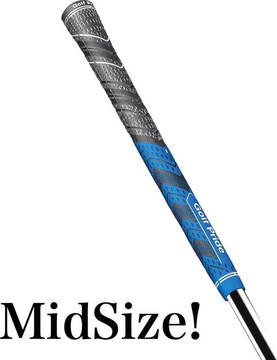 GolfPride MultiCompound Plus 4 MIDSIZE Grip - Charcoal Blauw van GolfPride
