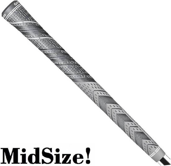 GolfPride MultiCompound Plus 4 MIDSIZE Grip - Grijs Charcoal van GolfPride