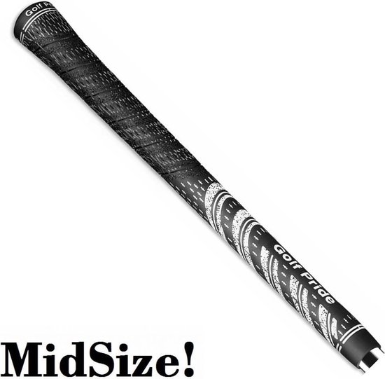GolfPride New Decade MultiCompound MIDSIZE Grip - Zwart van GolfPride
