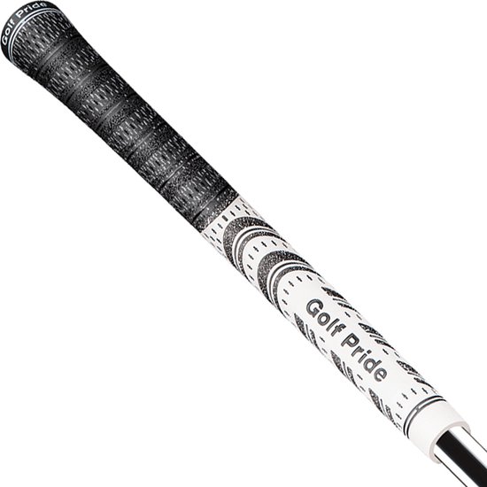 GolfPride New Decade MultiCompound STANDAARD Grip - Wit Zwart van GolfPride