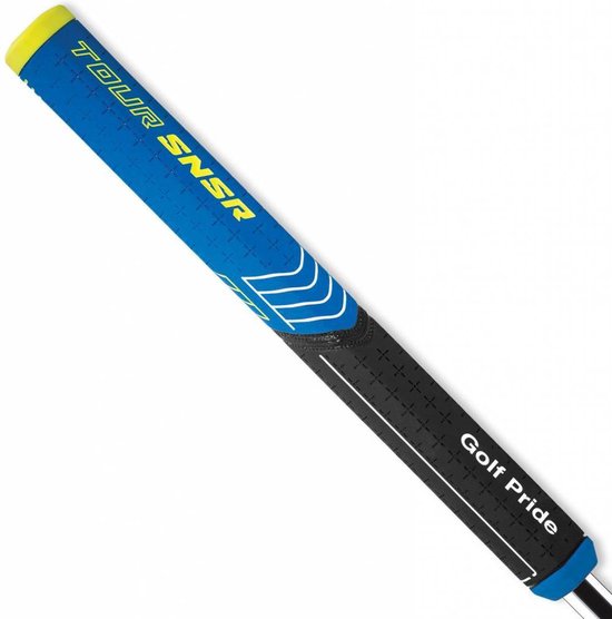 GolfPride Tour SNSR Straight Putter Grip 104cc - Zwart Blauw Geel | | | van GolfPride