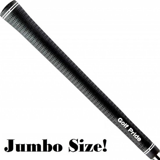 GolfPride Tour Velvet JUMBO SIZE Grip - Zwart Wit van GolfPride