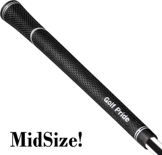 GolfPride Tour Velvet Super Tack MIDSIZE Grip - Zwart Wit van GolfPride