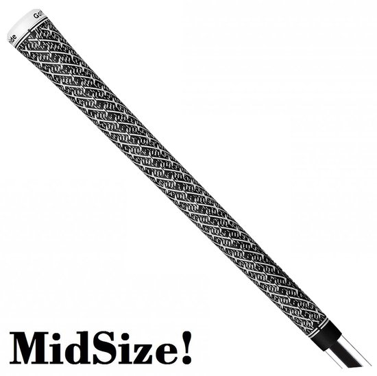 GolfPride Z-Grip MIDSIZE Grip - Zwart Wit van Merkloos