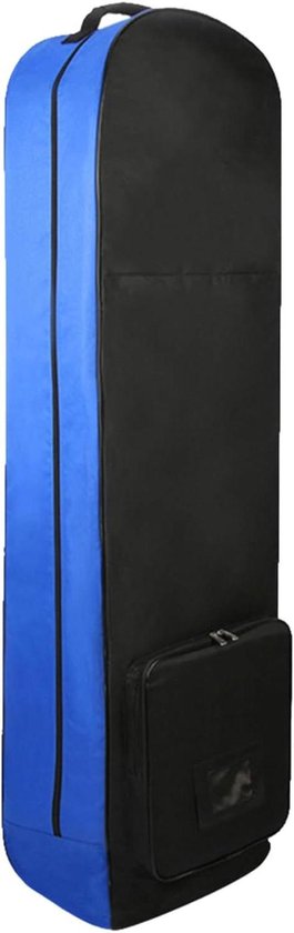 Golfreistas - Golftas Vliegtuig - Transport Golfclubs - Met Wielen Opvouwbaar - 133cm Hoog - Donkerblauw