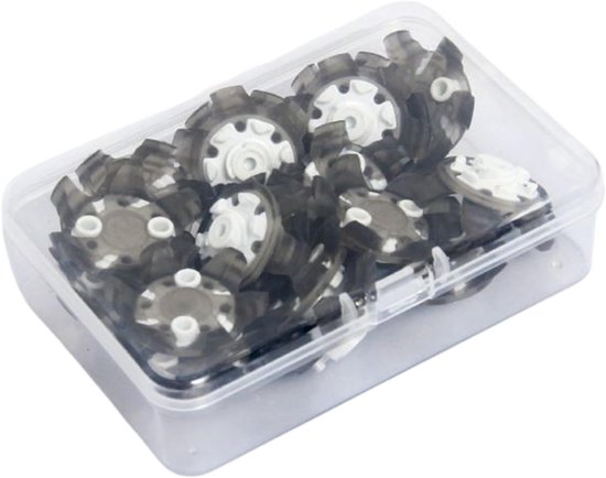 Golfschoen spikes - Vervangende nagels - Verbeterde grip - Snel vervangingssysteem - 18 stuks - Bruin