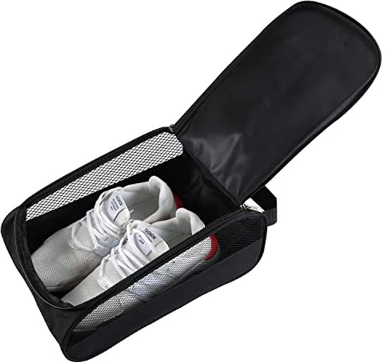 Golfschoenentas met Ventilatie voor Mannen en Vrouwen - Zwarte Draagtassen voor Sportschoenen en Reizen van Merkloos