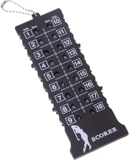 Golfscore teller 18 holes  - Slagenteller - Handige score teller - ixen van Merkloos
