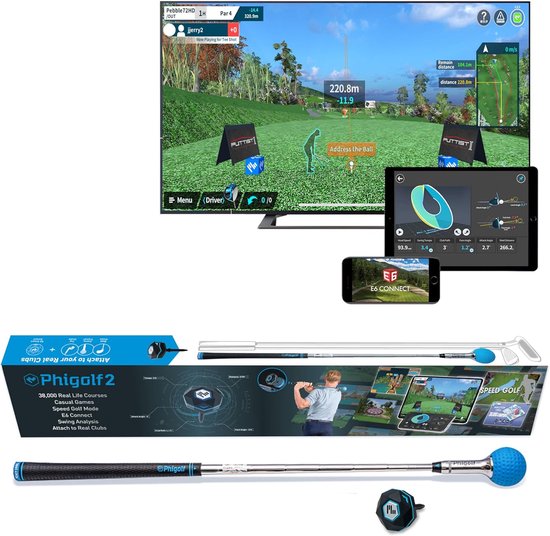 Golfsimulator met Swing Stick en 3D Analyse voor Binnen en Buiten van Merkloos