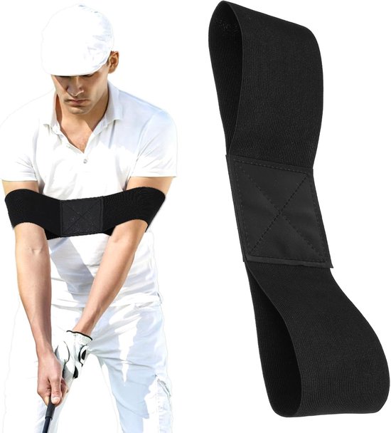 Golfswing trainingshulp - elastische swing corrigerende armband - swing corrigerende trainingsbanden voor golfers - uniseks - golfs - beginners - oefenaccessoire van Merkloos