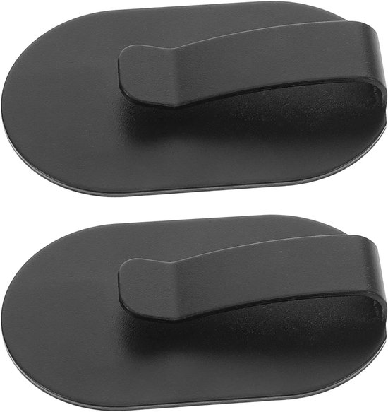 Golftas Clips - Afstandsmeter Houders - Golf Accessoires - Magnetische Bevestiging - 2 Stuks - Zwart