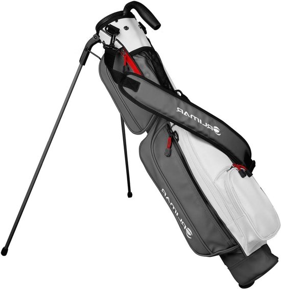 Golftas - Sunday Bag - Golfen - Synthetisch leer - 813 cm - Grijs/Wit