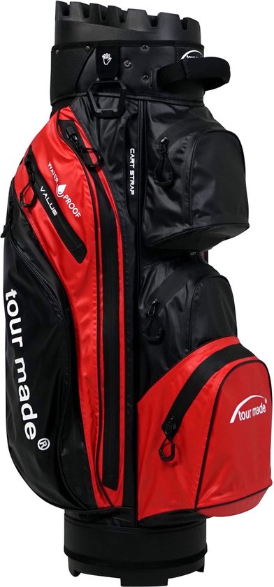 Golfted - TourMade WATERDICHTE Organizer golftas van Merkloos