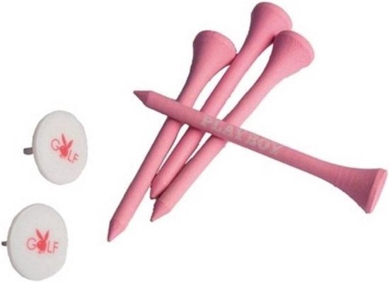 Golftee Hout Playboy Roze van Playboy