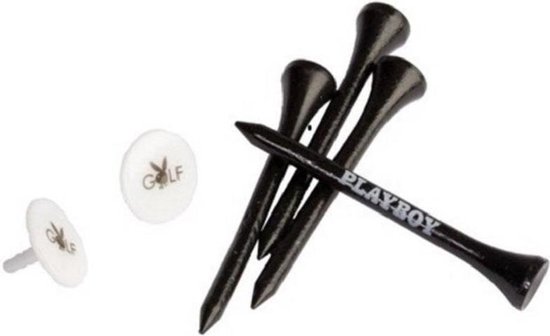 Golftee Hout Playboy Zwart van Playboy