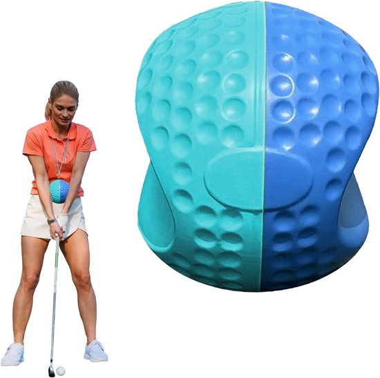 Golftrainer Bal - Swing Correctie - Golf Techniek Verbeteren - Verstelbare Riem - Maat S - Zwart
