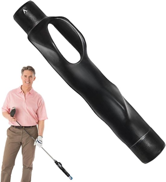 Golftrainer Grip - Golfhulp Swing - Golfvaardigheden Verbeteren - Antislip Comfort Grip - 7 inch Lengte - Zwart