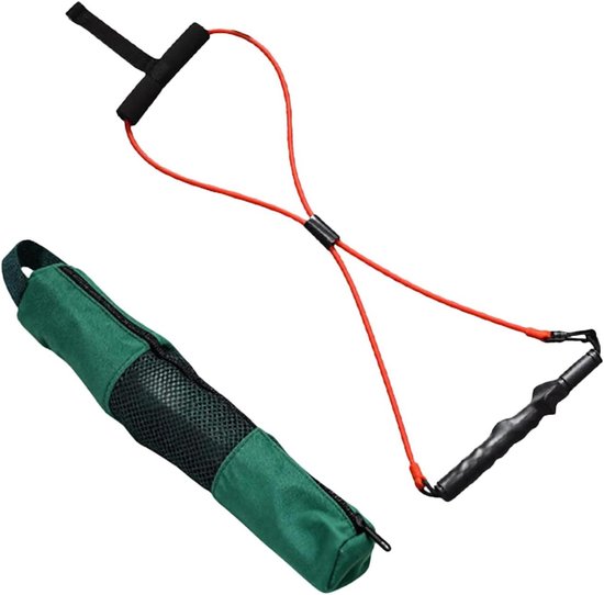 Golftrainer Swing Cord - Sport Hulp - Fitness Oefening - Gelijkmatige Spierbetrokkenheid - 67x246cm - Rood