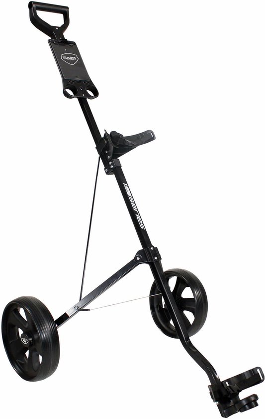 Golftrolley 2-Wiel Masters Zwart van Merkloos